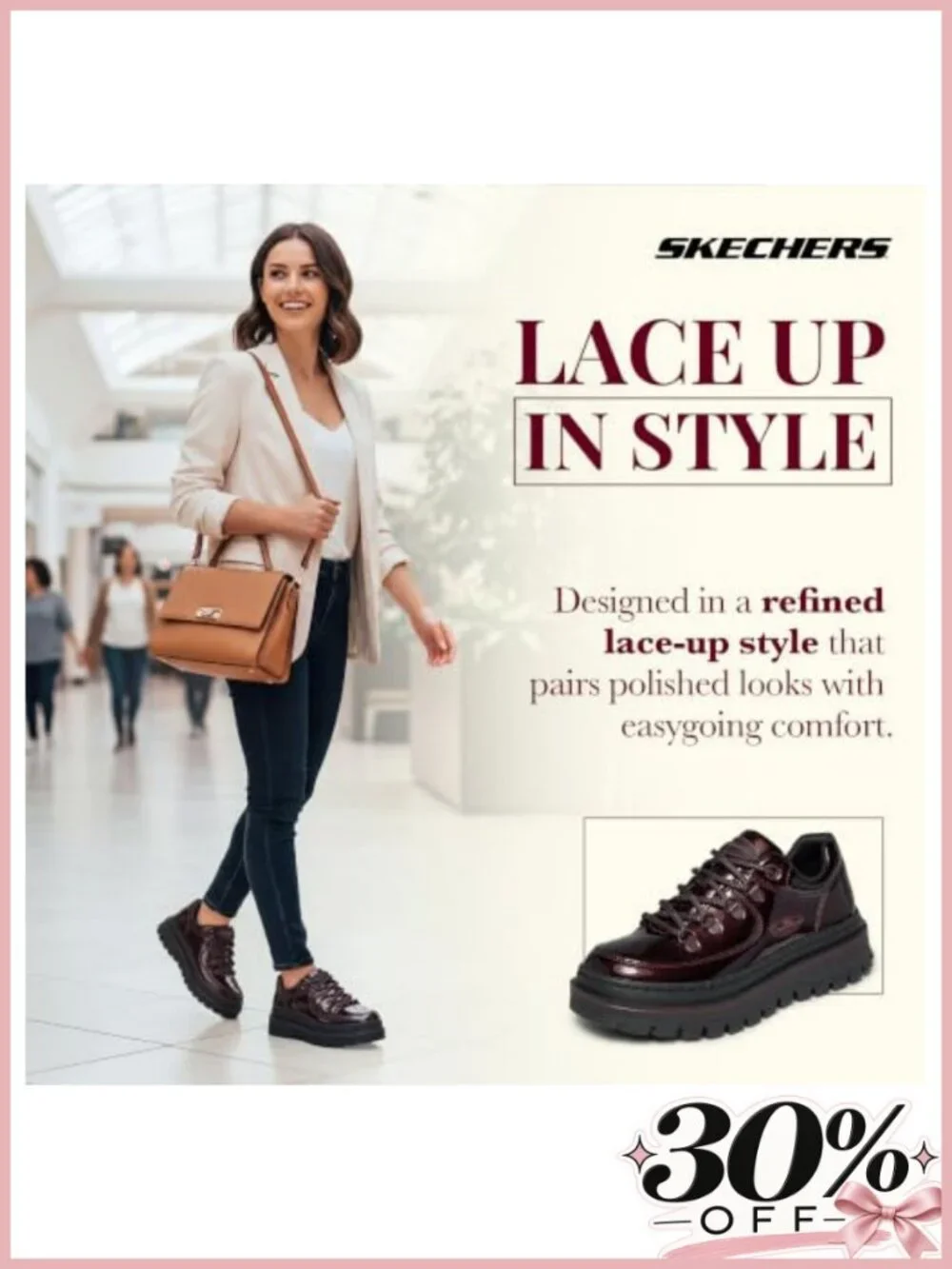 Patent Leather Platform Sneaker Boot Lace-Up Ankle Bootie